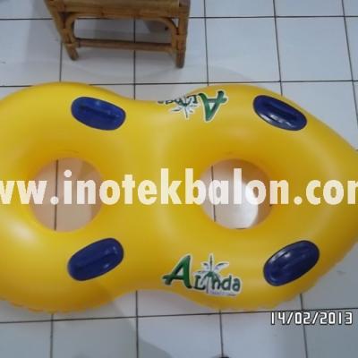 Ban Double Logo Alinda Beach Sorong