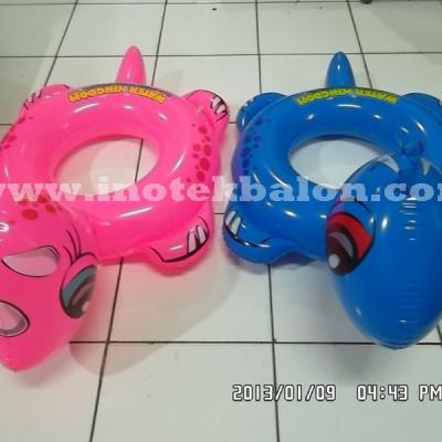 Balon Ban Renang Souvenir Karakter Dino Logo Water Kingdom