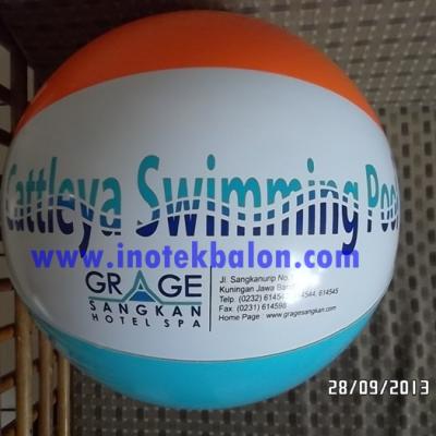 Balon Promosi Bola Logo Grage Sangkan Hotel Dan Spa