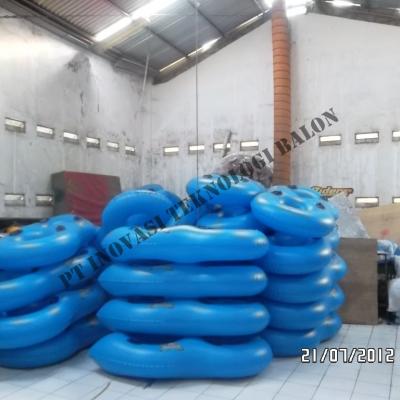 Balon ban Waterboom Logo Pesona Modern