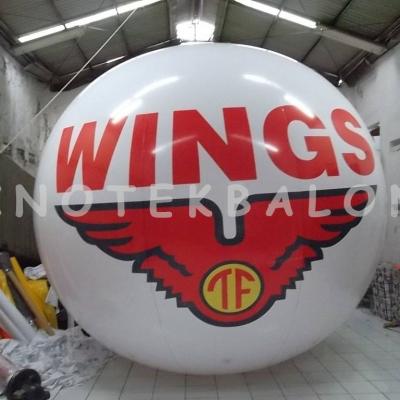 Balon Terbang Bulat Logo Wings Pemesanan dari Lotte Mart