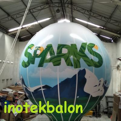 Balon Udara Bentuk Oval Sparks
