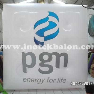 Balon Udara Kotak Logo Pgn