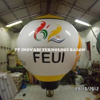 Balon Udara Oval Logo Feui