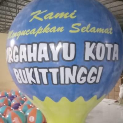 Balon Udara Terbang Dirgahayu Kota Bukittinggi