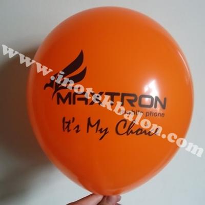 Balon Print Sablon 1 Warna 2 Muka
