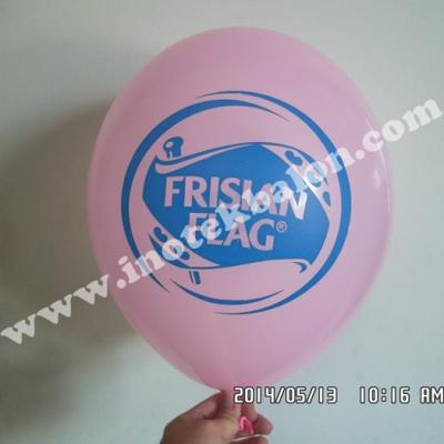 Balon Susu Frisian Flag Print Cetak 1 Warna 2 Sisi