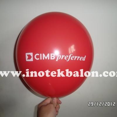 Balon Print Logo Cimb Preferred